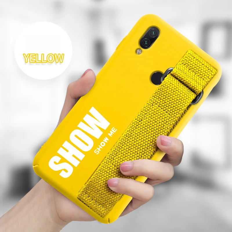Чехол для Xiaomi mi CC9 Pro CC9E A2 A3 Lite Note 10 Red mi 6 Pro 8 чехол Мягкая силиконовая матовая задняя крышка A2 Lite ремешок на руку Funda