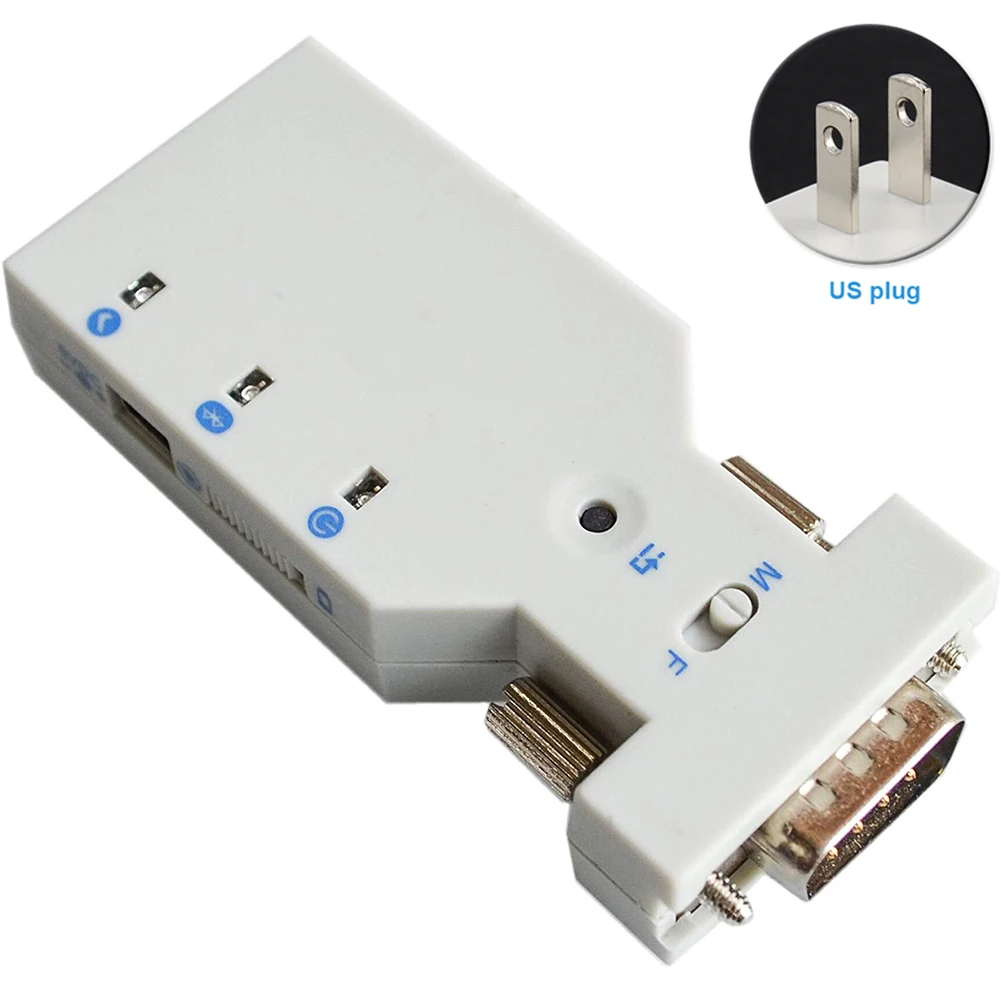 US BT578 RS232 Male Female Head Durable Practical Computers Universal Wireless Module Easy Apply Bluetooth Serial Adapter USB Cable - Цвет: US