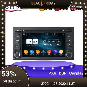 

For Seat Leon 2012 - 2017 Android 10 Car Multimedia DVD Player PX6 4G+64GB Auto GPS Navigation Stereo Radio DSP Carplay WIFI BT