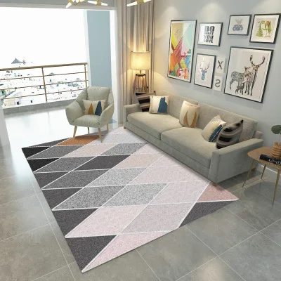 Скандинавские INS абстрактные красочные геометрические ковры для дома, спальни, прикроватные Входные Коврики для лифта, диван, журнальный столик, противоскользящий ковер - Цвет: 15