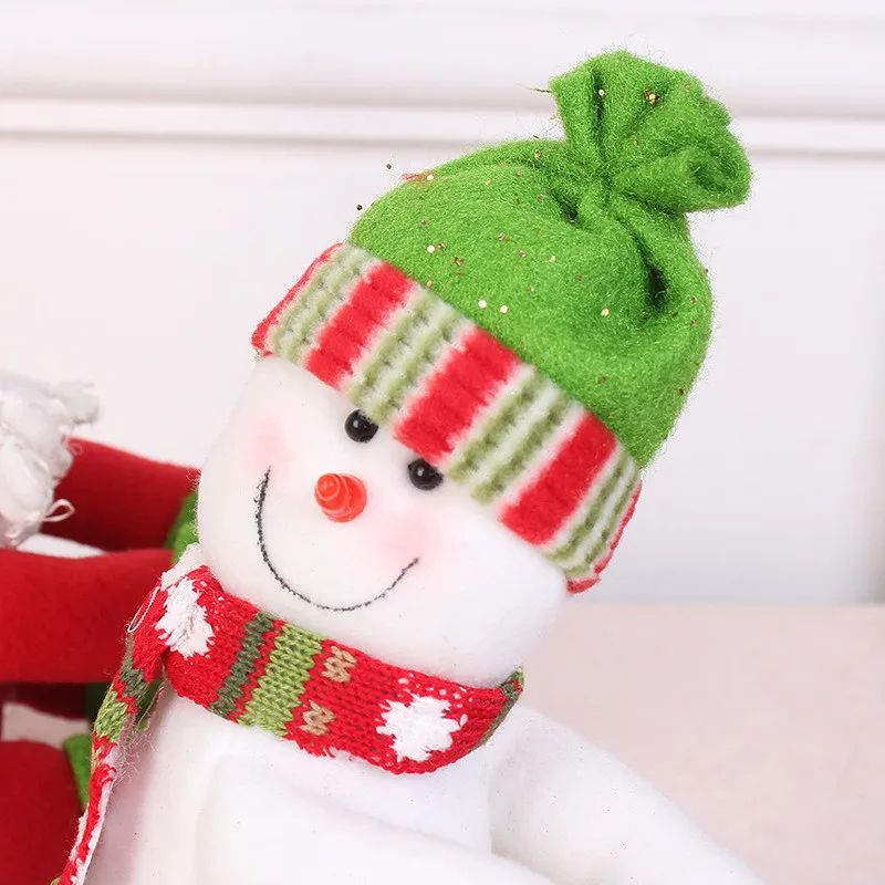 1 Pc New Year Bottle Set Cover Santa Snowman Doll Wine Bottle Cap Restaurant Festival Party Decor Christmas Decorations For Home