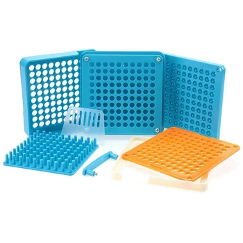 

Empty Coffee Powder Filler Tray, 100 Holes Suitable for Size 2 Empty Capsules - Make Your Coffee Powder Capsules