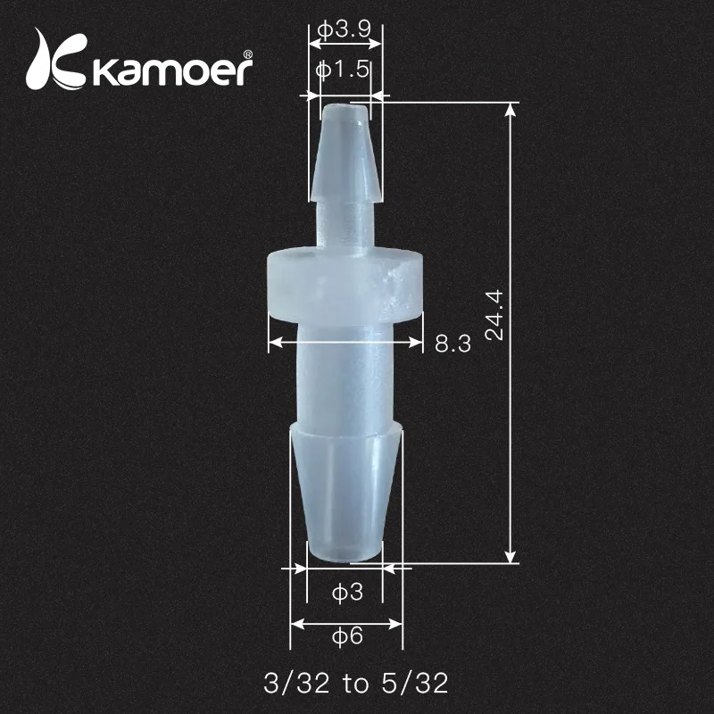 Kamoer проходной разъем пробки - Цвет: 3-32to-5-32