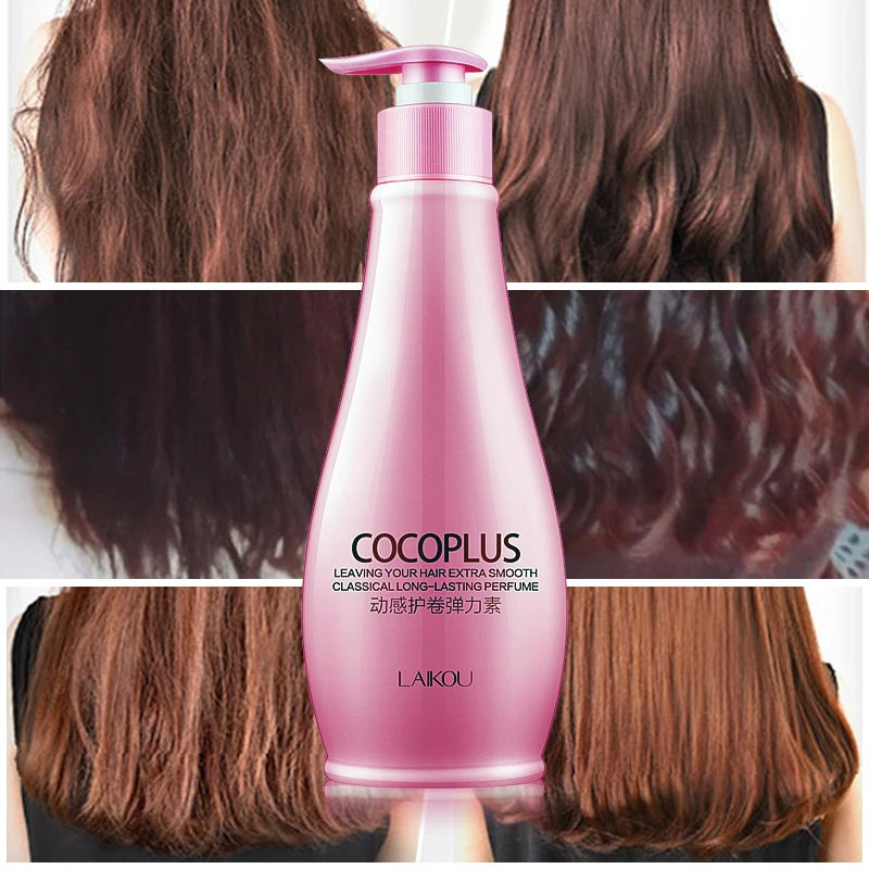 LAIKOU Curl Enhancer Long-lasting Moisturizing Hair Styling Product Anti Frizz Volumizing Gel Hair Elastin Curly Cream Hair Care