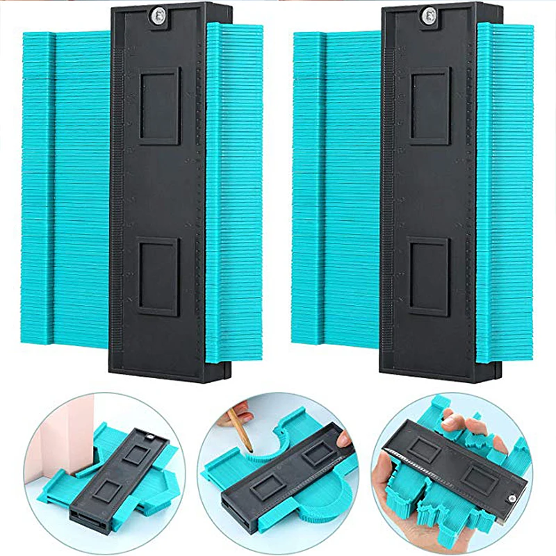 Contour-Duplication-Gauge-Carpenter-Tool-Measuring-Radiant-Ruler-Contour-Meter-Marking-Tile-Cuts-Tiling-Laminate-Tools