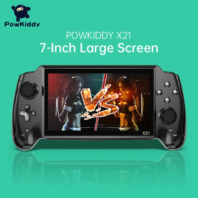 US $56.24 POWKIDDY X21 Portable Retro Handheld Video Game Console BulitIn 3000 Game 70 Inch HD Screen MusicVideo Player Childrens Gift
