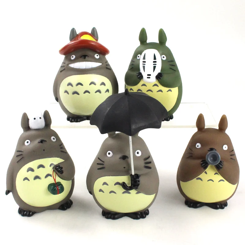 My Neighbor Totoro Studio Ghibli Miyazaki Hayao Model Toy Car Decoration  Faceless Man Decor Accessories Gift - AliExpress