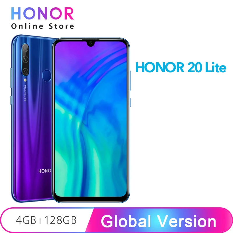 Оригинальный смартфон Honor 20 Lite 4+128 ГБ (глобальная версия)|Смартфоны| |