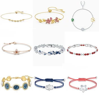 

High Quality Original SWA Bracelet with Original Engraved Woman Jewelry Gift Gift Party Wedding Jewelry Free Shipping