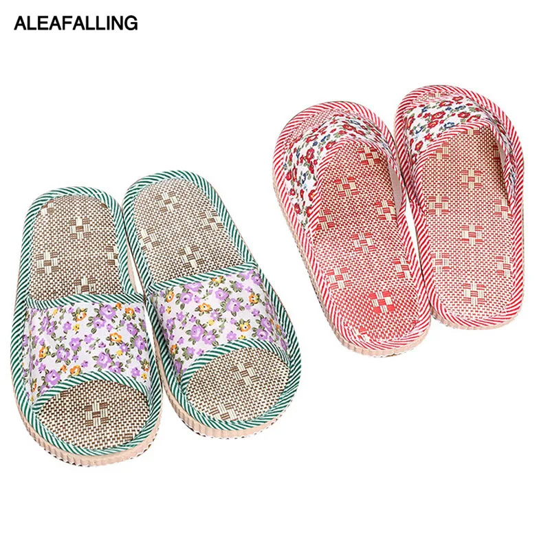 Aleafalling конопли женские босоножки Сезон лето Массажная женская обувь Zapatos Mujer мода