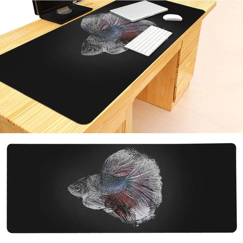 30x70cm Congsipad ваши собственные коврики красочные рыбы клавиатуры коврики для игровой мыши размер для 30x70 см 30x90 см резиновые коврики - Цвет: 30x70cm