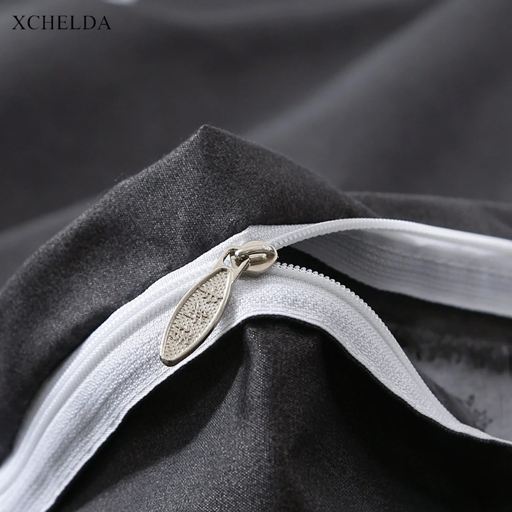 Nordic Bedding Set Double Queen King Size Comforter Duvet Cover Bed Sheet set Dear Crown Cotton Adult linens Home Textile