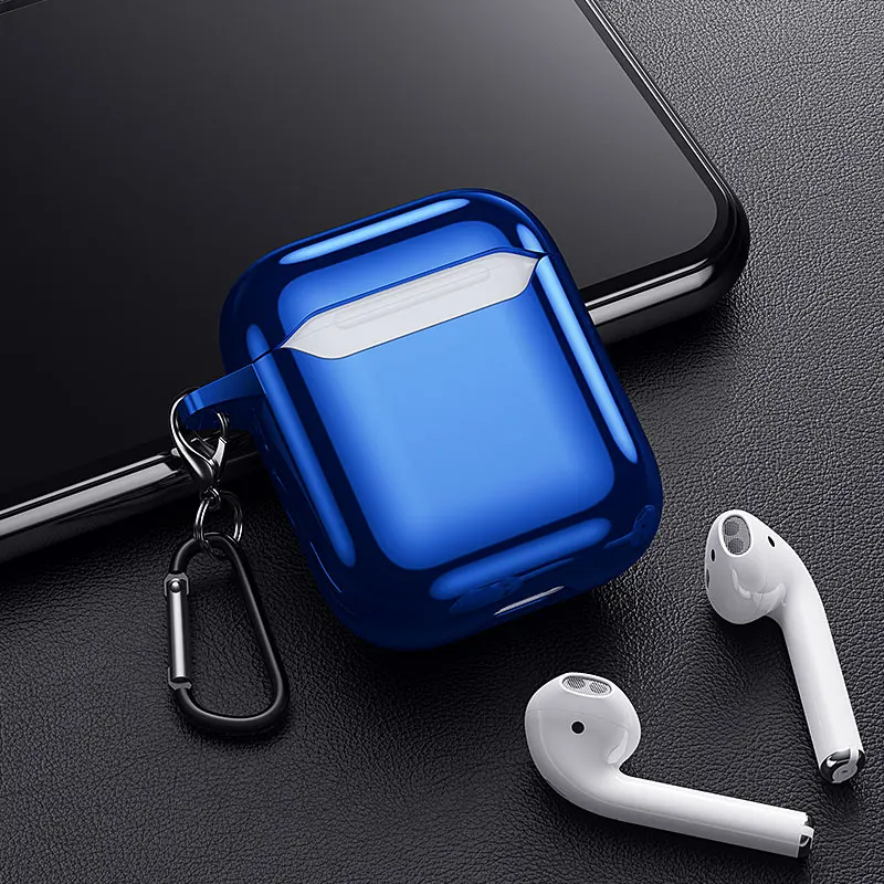 color as the picture Чехол для наушников Airpods 1 2 чехла для Apple Air Pods чехол Earpods коробка для наушников Защитный чехол для кожи чехол Аксессуары - Цвет: color as the picture