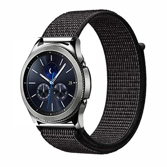 Нейлоновый ремешок-петля для samsung galaxy watch 46 мм 42 мм galaxy watch active 2 ремешок gear s3/22 мм 20 мм ремешок для часов huawei watch gt 2 - Цвет ремешка: reflector black  21