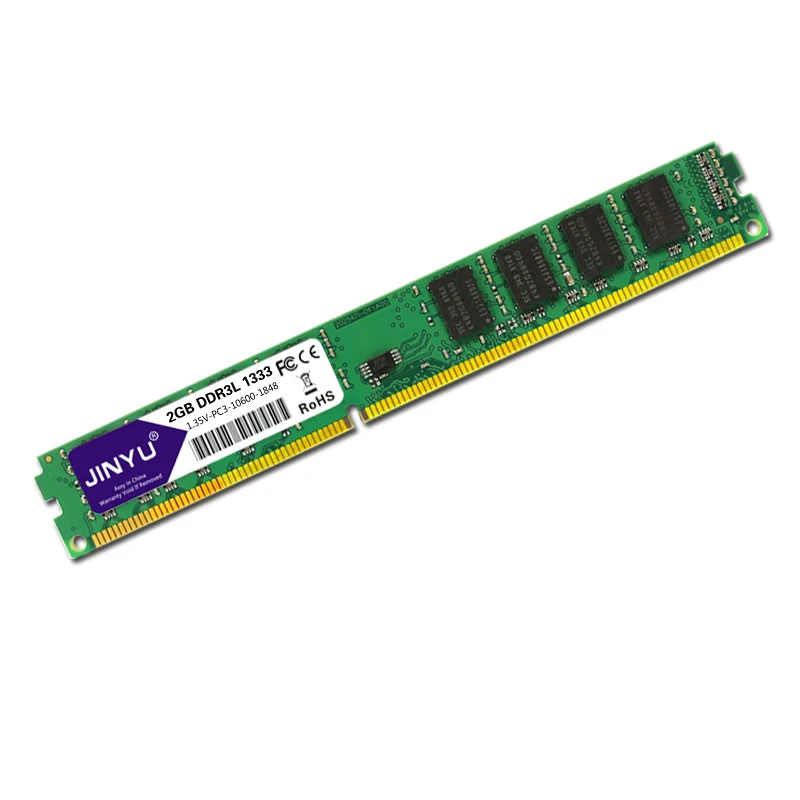 JINYU Ddr3 низкого напряжения 2G 1,35 V 240Pin Ram память для рабочего стола