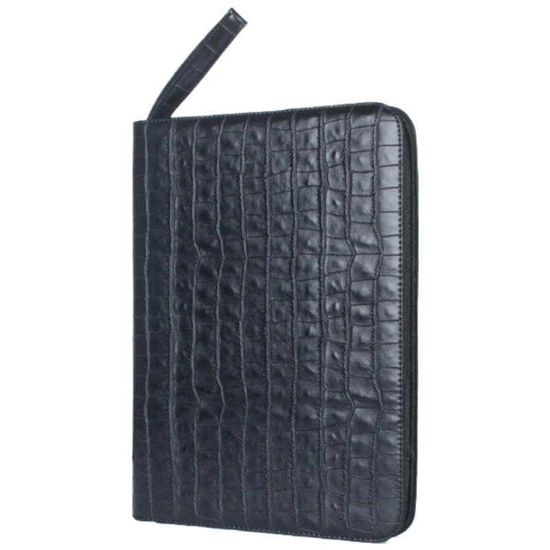 

Large Capacity Fountain Pen Case PU Leather Black Color 48 Slots Pen Pouch Bag Pencil Bag