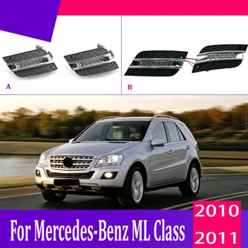 

2pcs For Benz ML Class W164 2010-2011 6000K White Light LED Daytime Driving Running Light DRL Car Fog Lamp