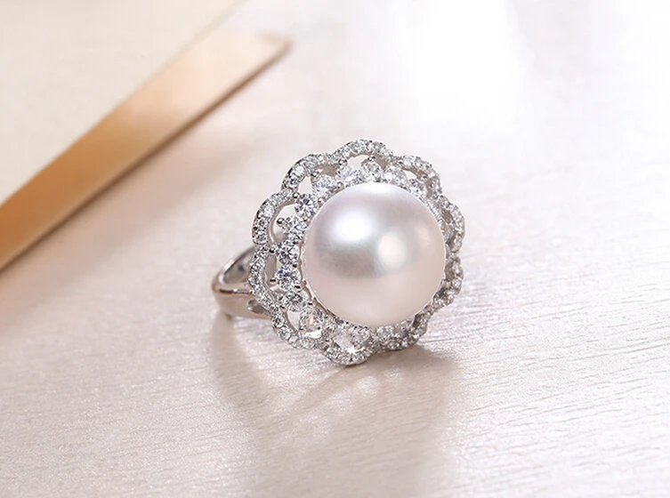 + 430 Yan 11-12 мм большие частицы полный тип бисера свежий жемчуг кольцо | Украшения и
