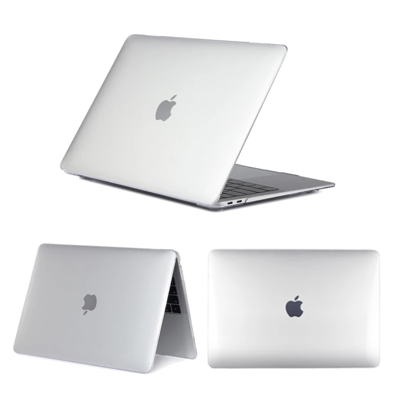 Кристальный чехол для ноутбука MacBook Touch ID A1932, для Macbook Air 13 A1466 A1369 Pro retina 11 12 13 15,4 15 жесткий чехол - Цвет: crystal Transparent