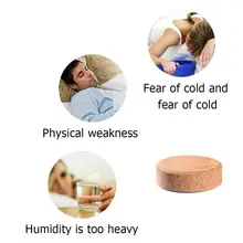 1/10 шт зимняя полынь имбирь маска для лекарств ног Effervescent таблетки для ванной Анти-от трещин на ногах запах улучшает сон