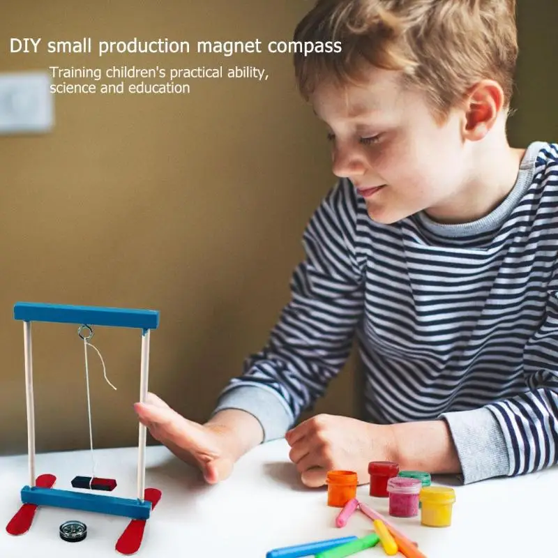 Магнитный левитационный компас DIY Материал домашняя Школа образовательная научная модель комплект материалов создание творческих забавных DIY игрушки подарки