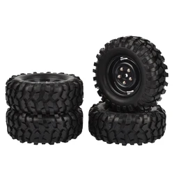Jeu de jantes en caoutchouc pour pneus de voiture, 96MM, 4 pièces, pour modèles 1/10 chenille axiale SCX10 tamiya CC01 D90 