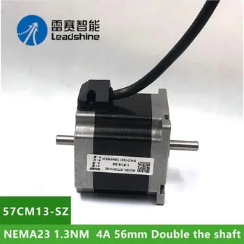 

NEMA23 Leadshine 57CM13-SZ 1.3Nm 4A 2 phase Stepper Motor Shaft Diameter 6.35m Double the shaft