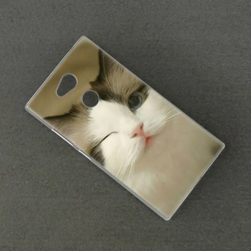 Лидер продаж, милые животные Кот Твердый чехол для Sony Xperia L1 L2 L3 X XA XA1 XA2 XA3 ультра 10 плюс E5 XZ XZ1 XZ2 компактный XZ3 XZ5 2 20 крышка