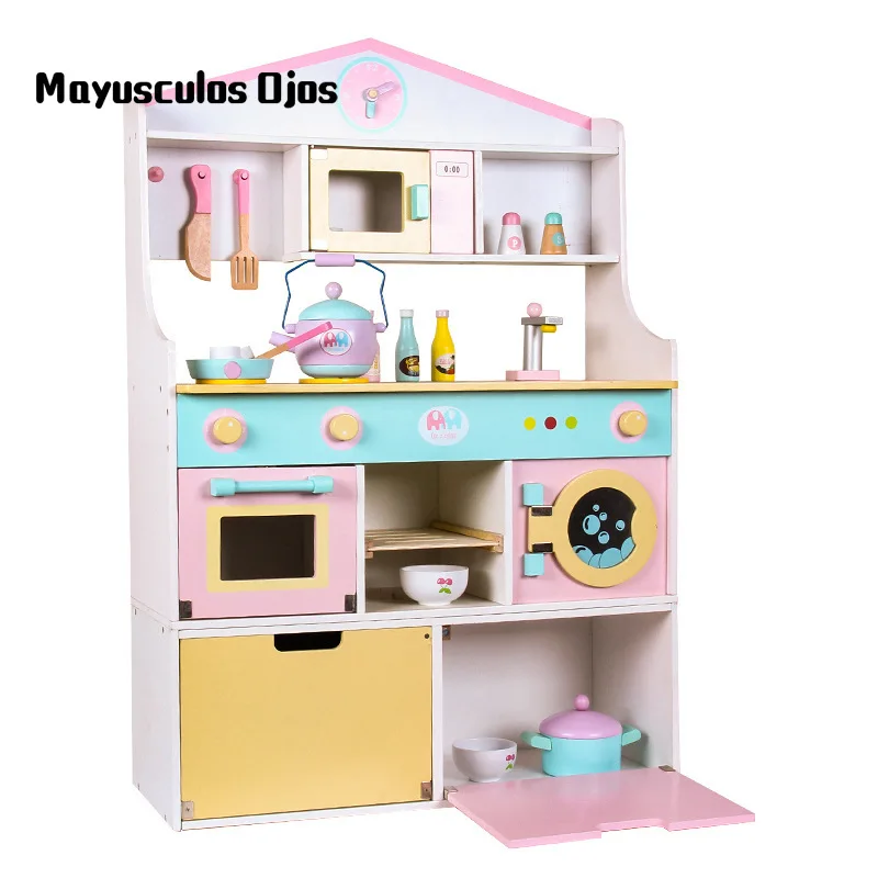 22/23 pçs jogar casa brinquedos de cozinha simulação utensílios de cozinha  educação precoce vermelho simulação cozinha casa de jogo para crianças  menina cozinhar - AliExpress