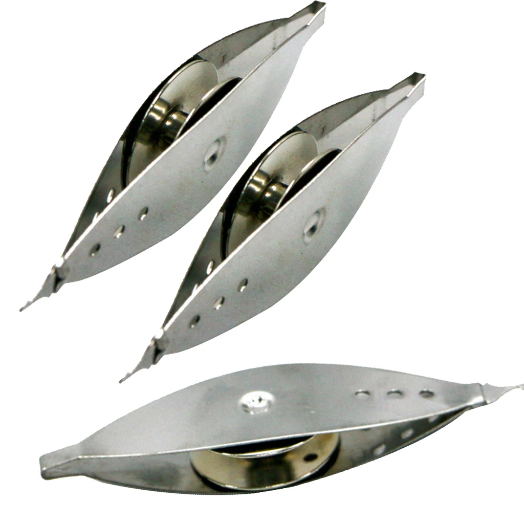 3 Pieces Metal Tatting Shuttles Kits Set Hand Lace Making Craft Accessory Tool