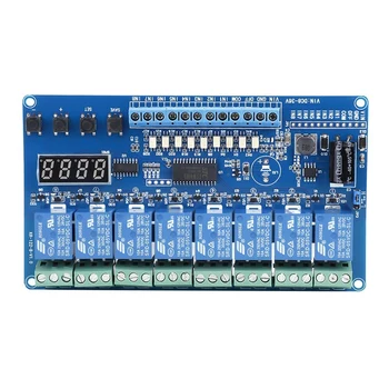 

8-36V 8-Channel Multifunction Time Delay Relay Interface Board Module Optocoupler LED Bistable Relay