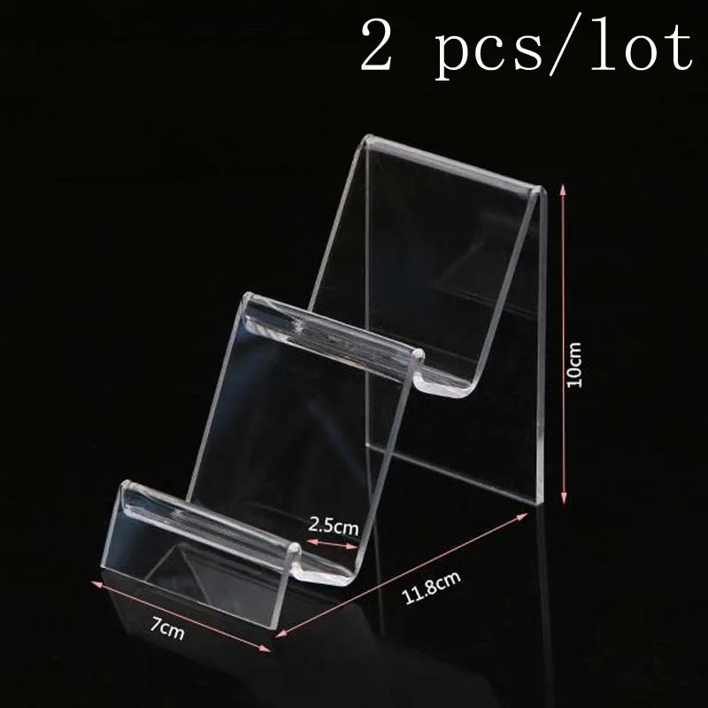 Fashion Acrylic Transparent Display Shelf Mobile book Wallet Glasses Rack Multilayers Cellphone Jewellery DisplayMobile phone