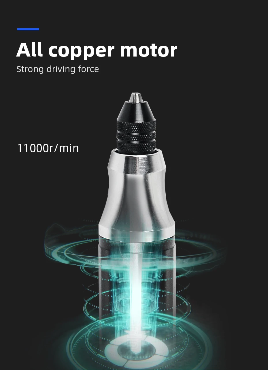 furadeira elétrica com bateria de lítio 3.7