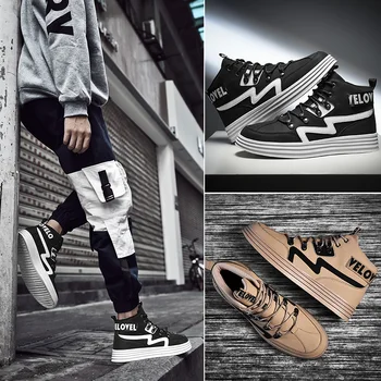 

coturno sneakers botas men Men sapato dress mens man sport causal boots para casual spring on zapatos mens sapatos fashion 2020