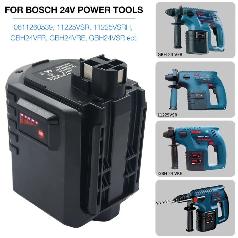 Bosch Gbh Bosch Drill Replacement Battery 24V Battery For Bosch