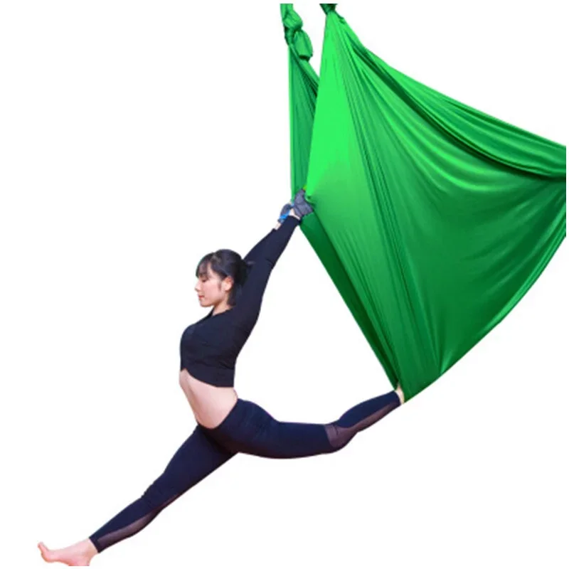 Full set Flying-Aerial Yoga Hammock Fabric Swing Latest Multifunction Anti-gravity Yoga belts for yoga training Yoga for sport