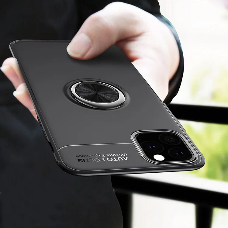 Модные чехлы для телефонов с магнитным кольцом iPhone 11 2019 на Pro Max магнитный
