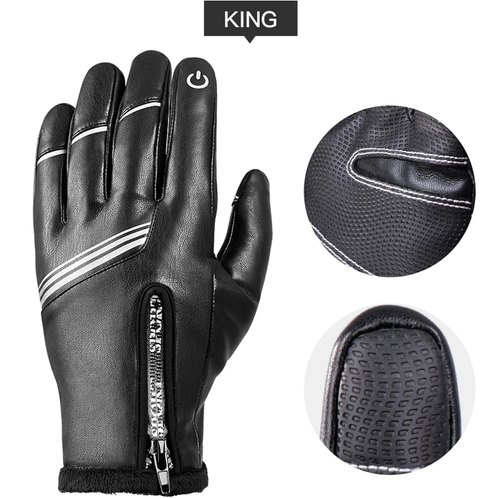 Пара велосипедных перчаток с полным пальцем guantes ciclismo ветрозащитные теплые перчатки с сенсорным экраном для альпинизма и катания на лыжах