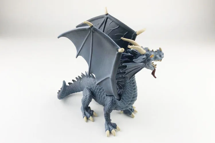 New Products Model Dinosaur Toy Western Dragon Plastic Blue Dragon Hell Dragon Jurassic Dinosaur Model Toy