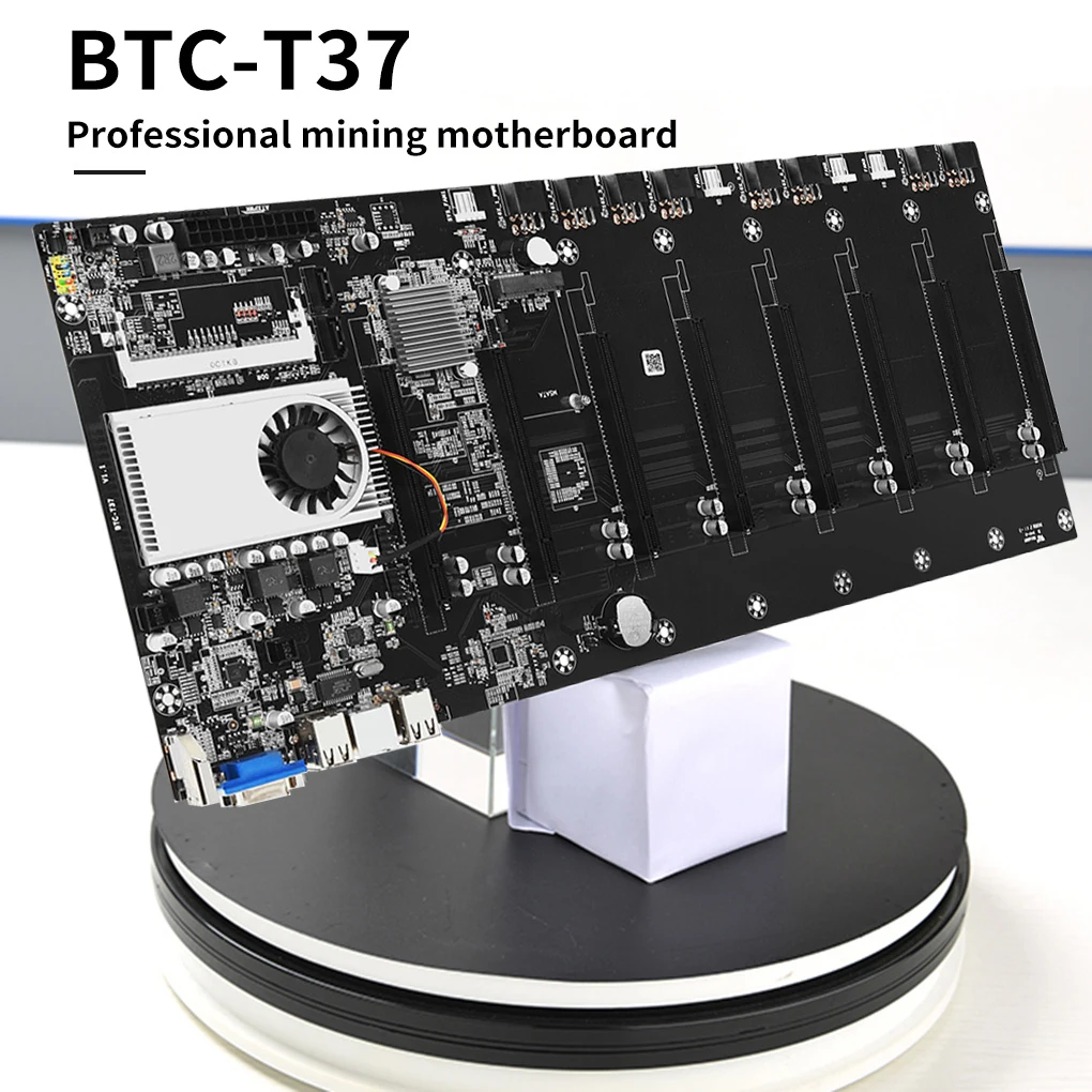 Семейная материнская плата для майнинга SATA 3 0 8 GPU PCI-E 16X USB 2 DDR3 ПАМЯТЬ встроенный