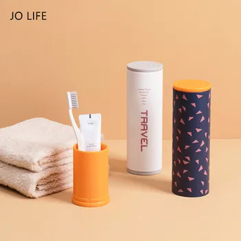 

JO LIFE Portable Toothbrush Case Hiking Camping Storage Box Travel Toothbrush Cover Toothpaste Holder