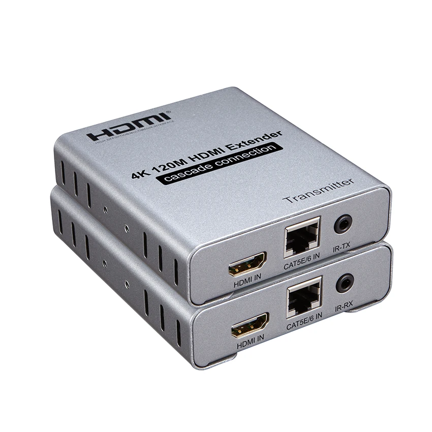 HDMI экстендеры 4K@ 30HZ 1080P120M по Ethernet RJ45 CAT5e/6 кабель локальная Петля-выход с ИК-пультом