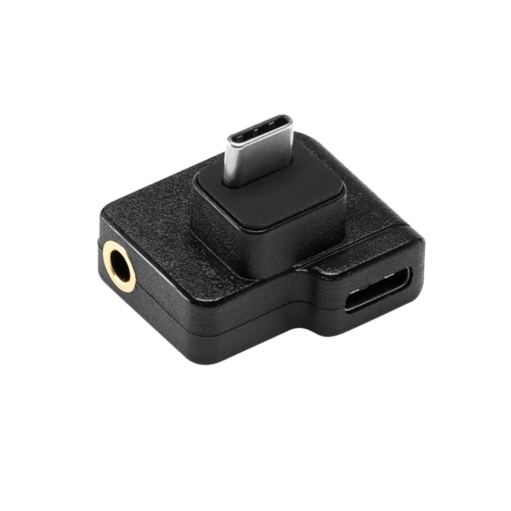 Для спортивной камеры DJI Lingbi аудио адаптер двойной USB-C до 3,5 мм микрофонный адаптер для DJI OSMO экшн аксессуары
