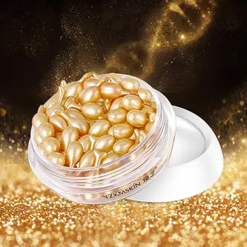 

Vitamins Face Serum Placenta Capsule Essence Day Night Serum Anti-wrinkle Anti-aging Whitening Skin Care