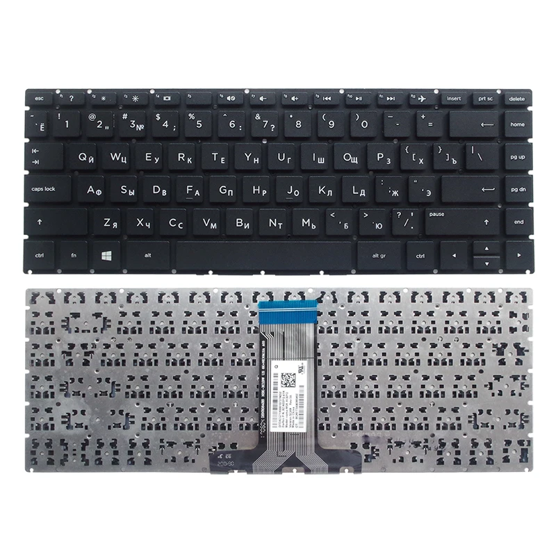 Фото Русская клавиатура для HP 14-BS 14M-BA 14-BW 14G-BR 14-BP 14T-BA 14M-BA 14-BA 240 G6 245 G6 246 G6 14-bk064na 14-bk подсветка №4