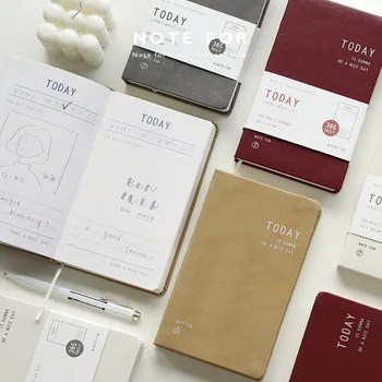 

Note For Days 365 INS Fashion Pure Color Hardcover Pocket Agenda Planner Book 368P 105mm*175mm Creative Undated Scheduler