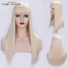 I's a wig Long Straight 613 Blonde Wig Synthetic Wigs With Bangs for Women Cosplay Hair Heat Resistant Black Brown Hairpiece ► Photo 1/6