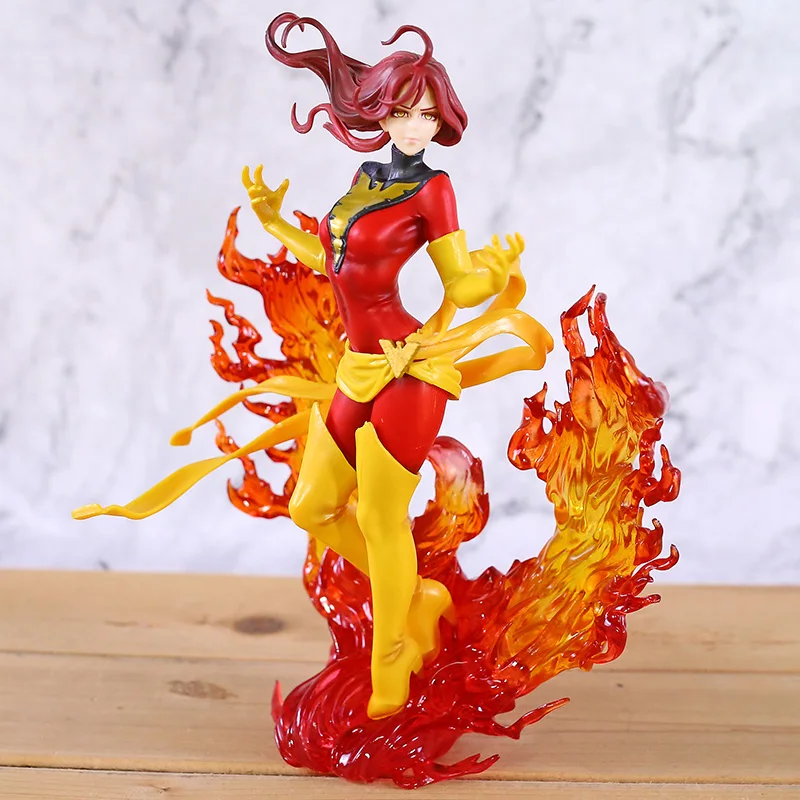 Статуя Bishoujo Dark Phoenix Lady Deadpool Harley Quinn Laura Kinney Supergirl Spider Woman Psylocke Doll|Игровые фигурки и