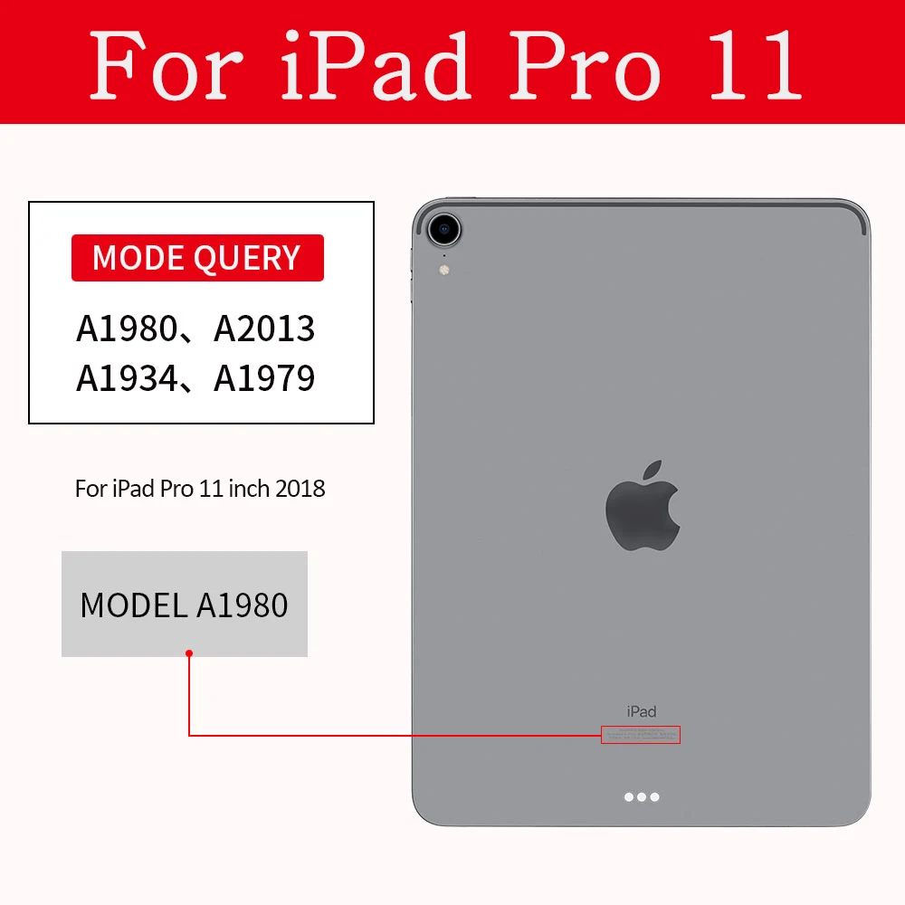 Чехол с откидной крышкой и подставкой для Apple iPad Pro 11, a1989, A80, A1934, A2013, 11 дюймов, LTE, Магнитный чехол из искусственной кожи с функцией автоматического пробуждения/сна, умный чехол