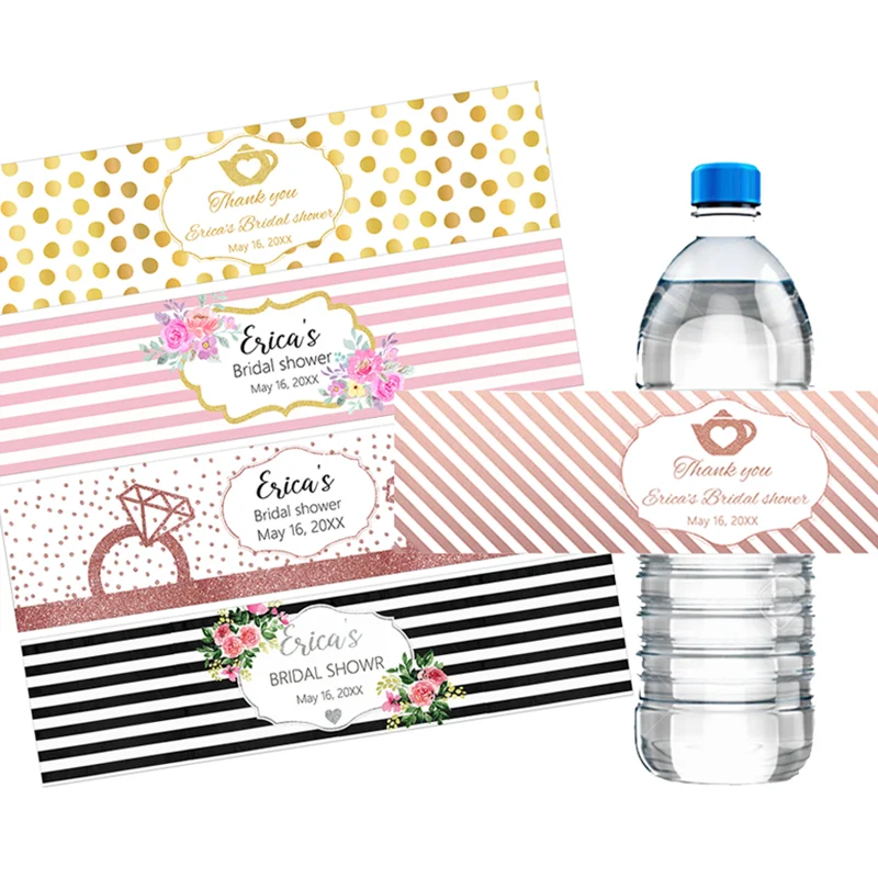Наклейки на бутылки с водой заказ для девичника | Дом и сад